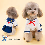 Dog  Navy Style Dress Costume