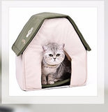 100% Cotton !!! Lovely Soft Cat/Dog Bed Cave Pet