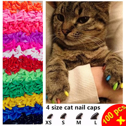 Cat Nail Caps Soft  Pawe Glue