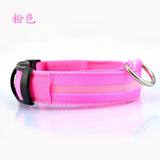 Pet Dog Collar LED,Safety Light-up Flashing Glow in the Dark