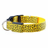 Nylon Band Dog Pet Led Flashing Collar Necklace Adjustable