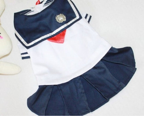 Dog  Navy Style Dress Costume