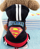 Puppy Superman Hoodie Coats