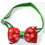 Christmas Bow tie Collar